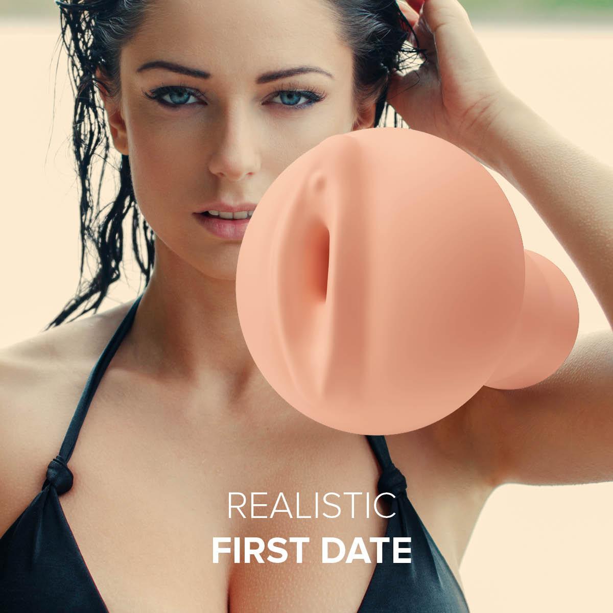 Shake First Date Masturbator, 16 cm, Flesh Shake First Date Masturbator, 16 cm, Flesh