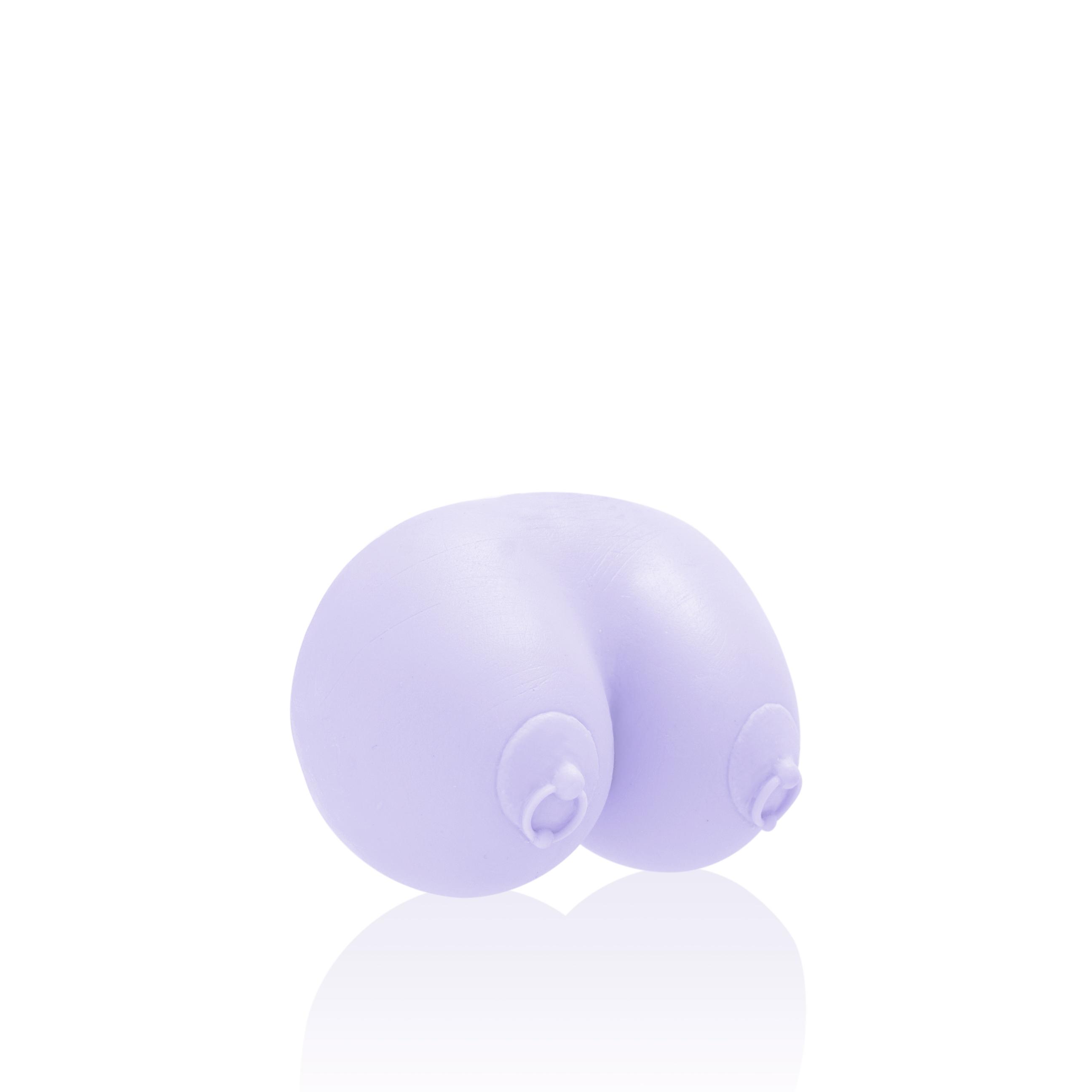 SI Sexxy Soaps, Breasts with Nipple Rings, Purple, Lavender Scent "Bohemian Rhapsody"