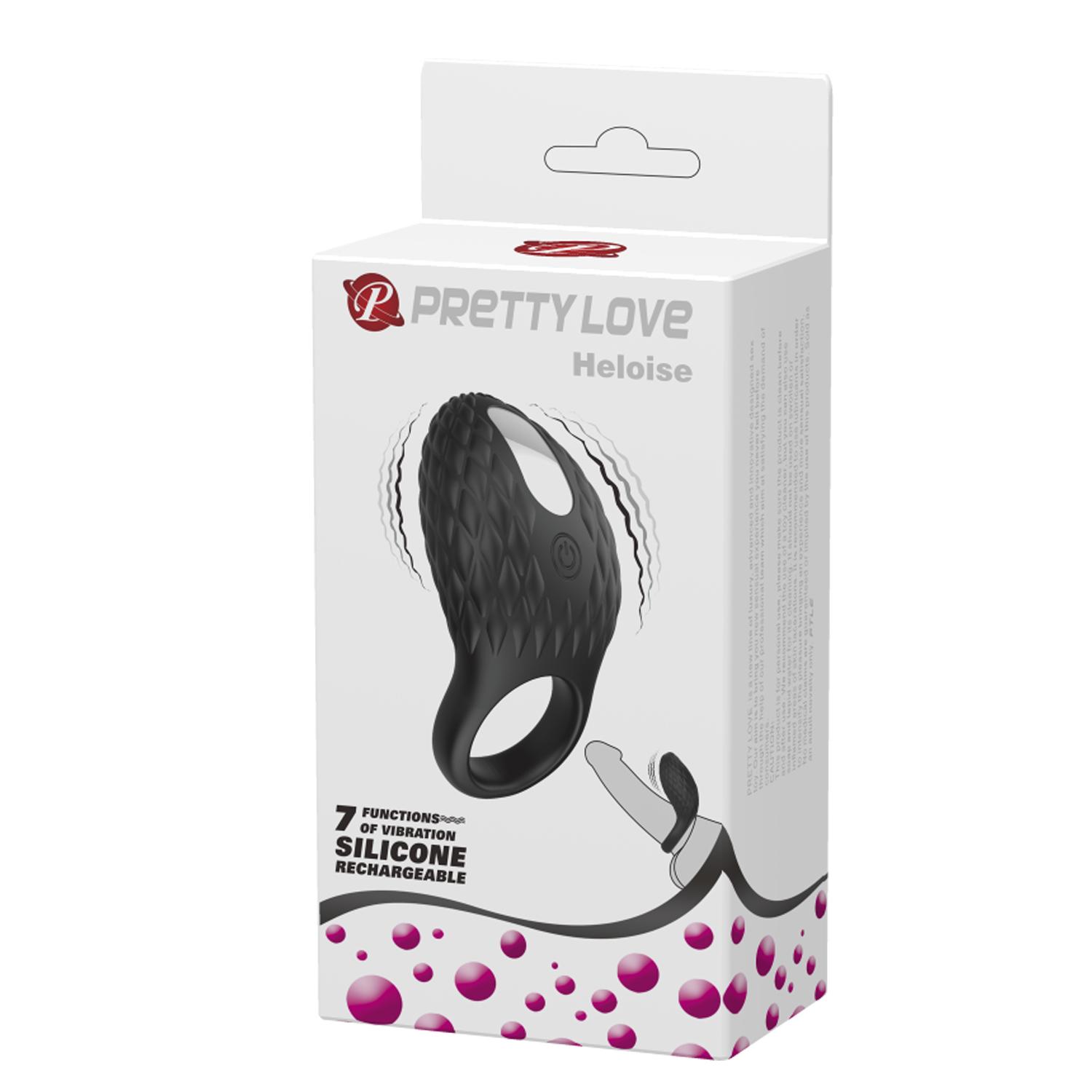 PRETTY LOVE - Heloise, 7 functions of vibrating cock ring
waterproof, memory
USB rechargeable
silicone L:69mm W:46mm H:28mm PRETTY LOVE - Heloise, 7 functions of vibrating cock ring
waterproof, memory
USB rechargeable
silicone L:69mm W:46mm H:28mm