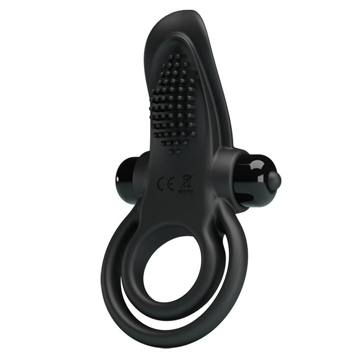 PRETTY LOVE - Vibrant Penis Ring & Stimulator, 56 mm, Black PRETTY LOVE - Vibrant Penis Ring & Stimulator, 56 mm, Black