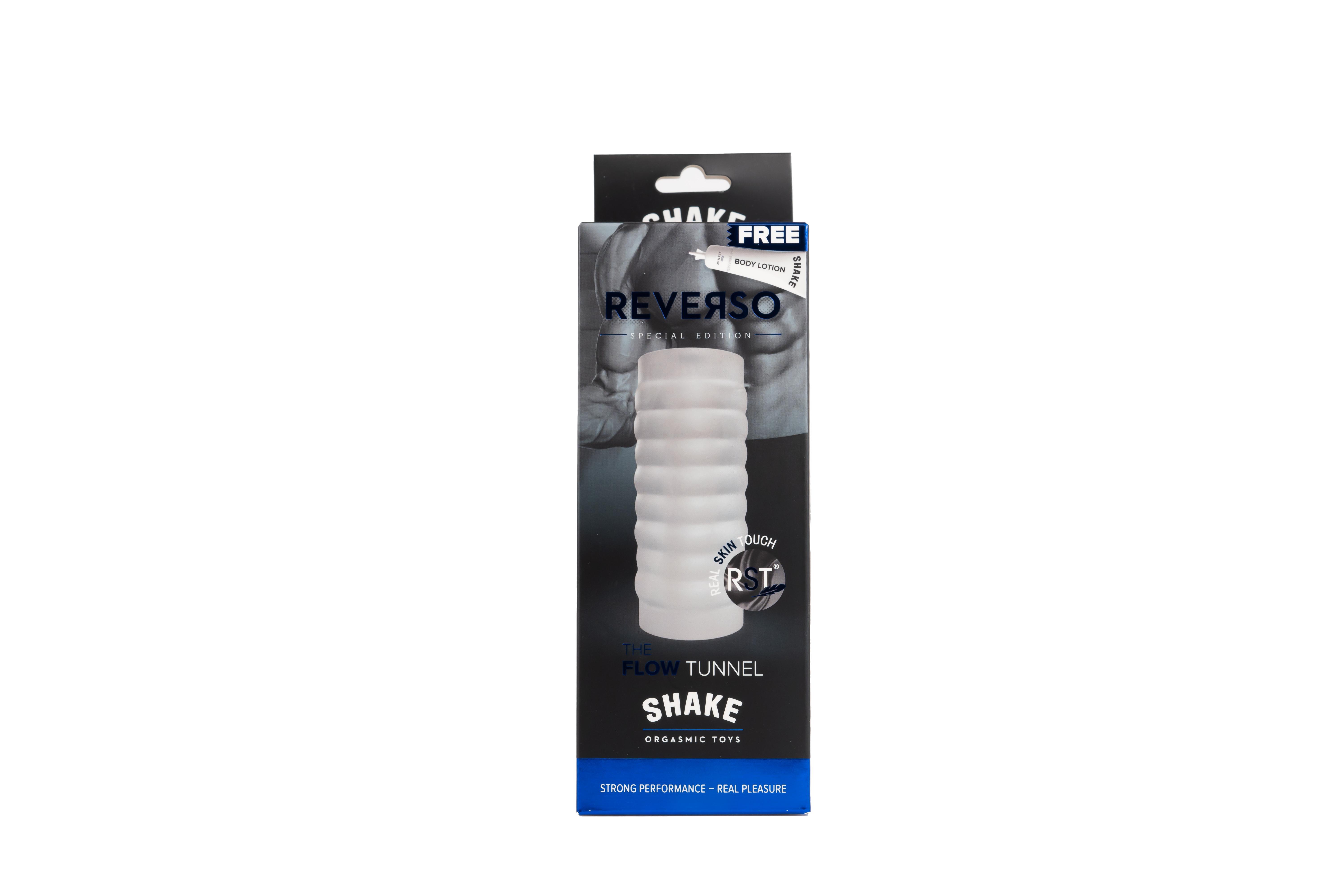 Shake Reverso: The Flow Masturbator, 14,5 cm, White