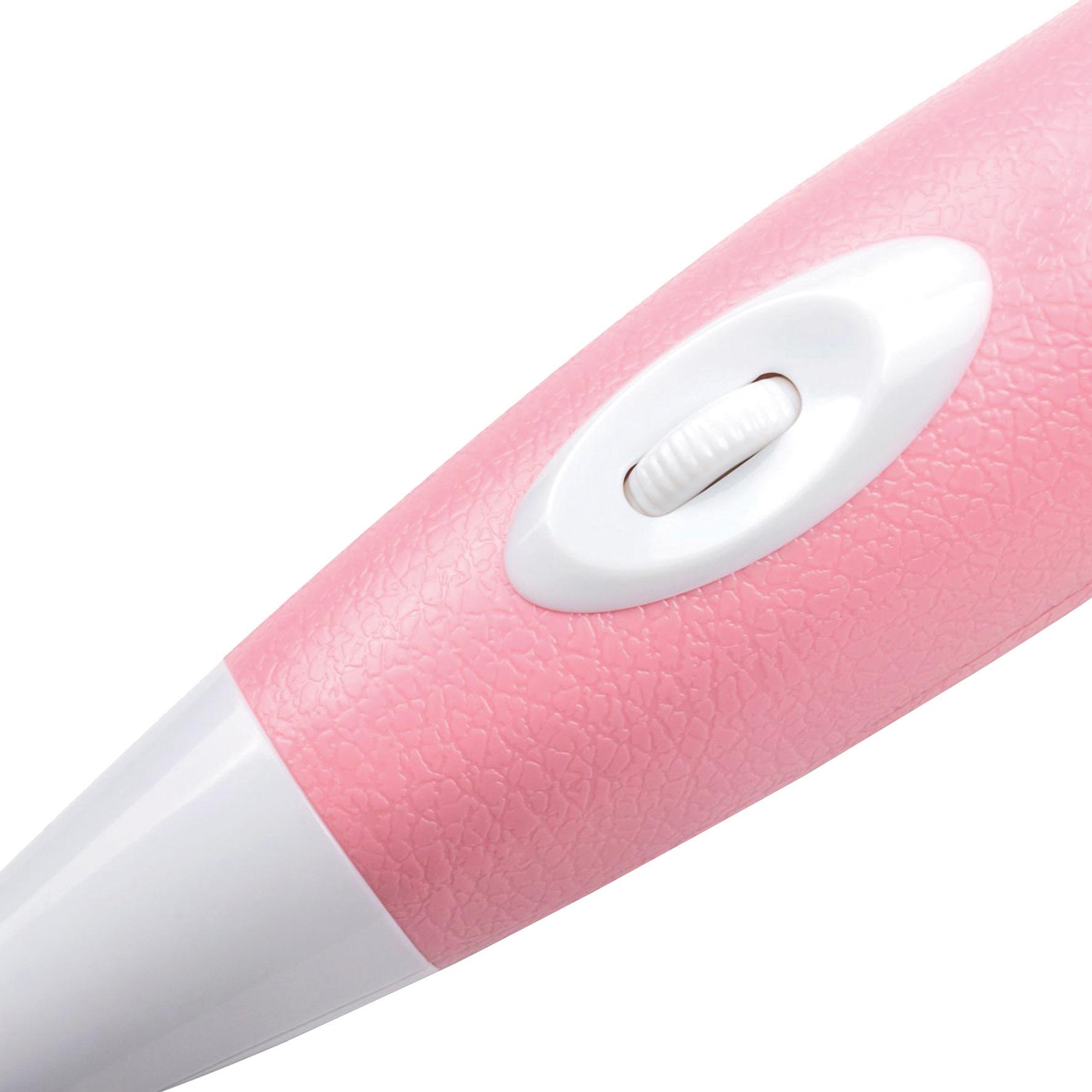 Pixey Pink Wand Massager, White/Pink, 33 cm