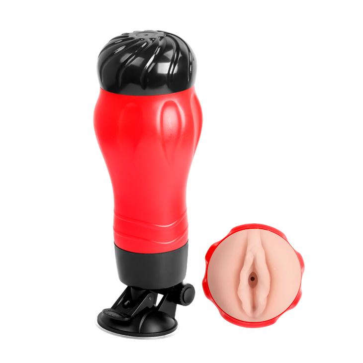 CRAZY BULL - Flora, Men's Stroker,  removable Soft TPR sleeve,   super suction base adopted to multi-angle ':100mm   L:283mm