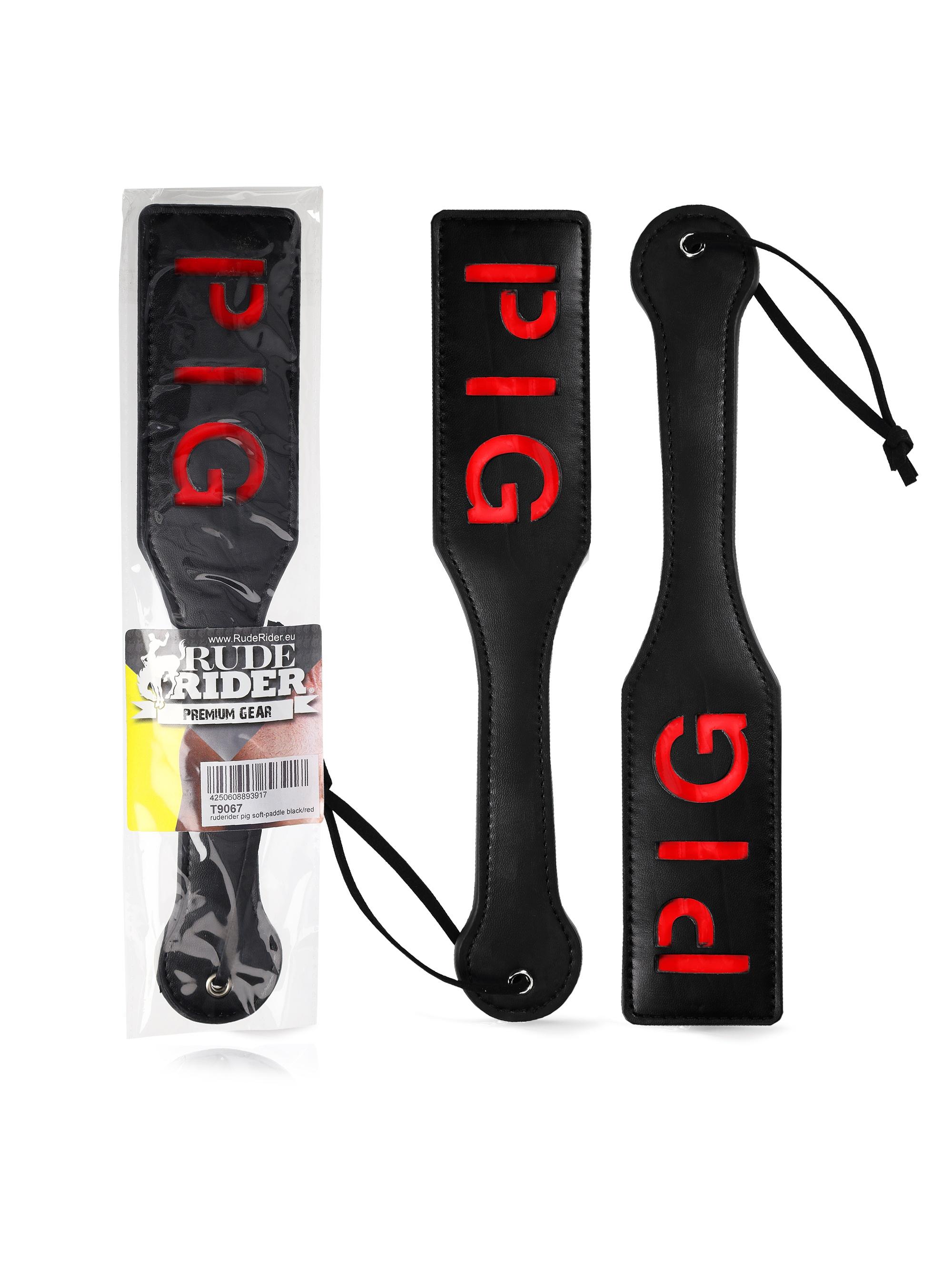 Rude Rider Pig Soft-Paddle Black/Red Rude Rider Pig Soft-Paddle Black/Red