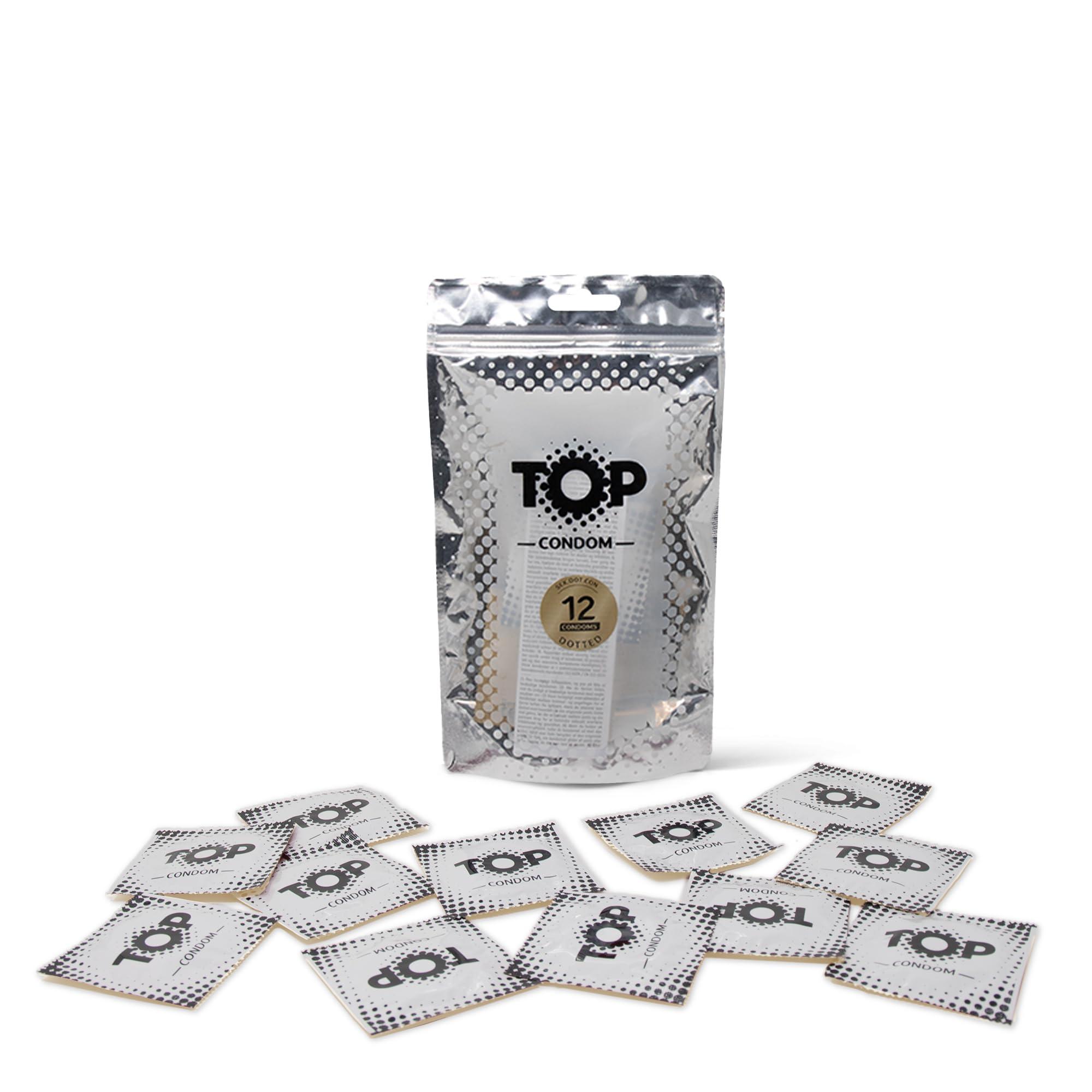 TOP Condoms Performance Mix: The Mix to Thrill - Extra Strong and Extra Sensitive, Packs of 12