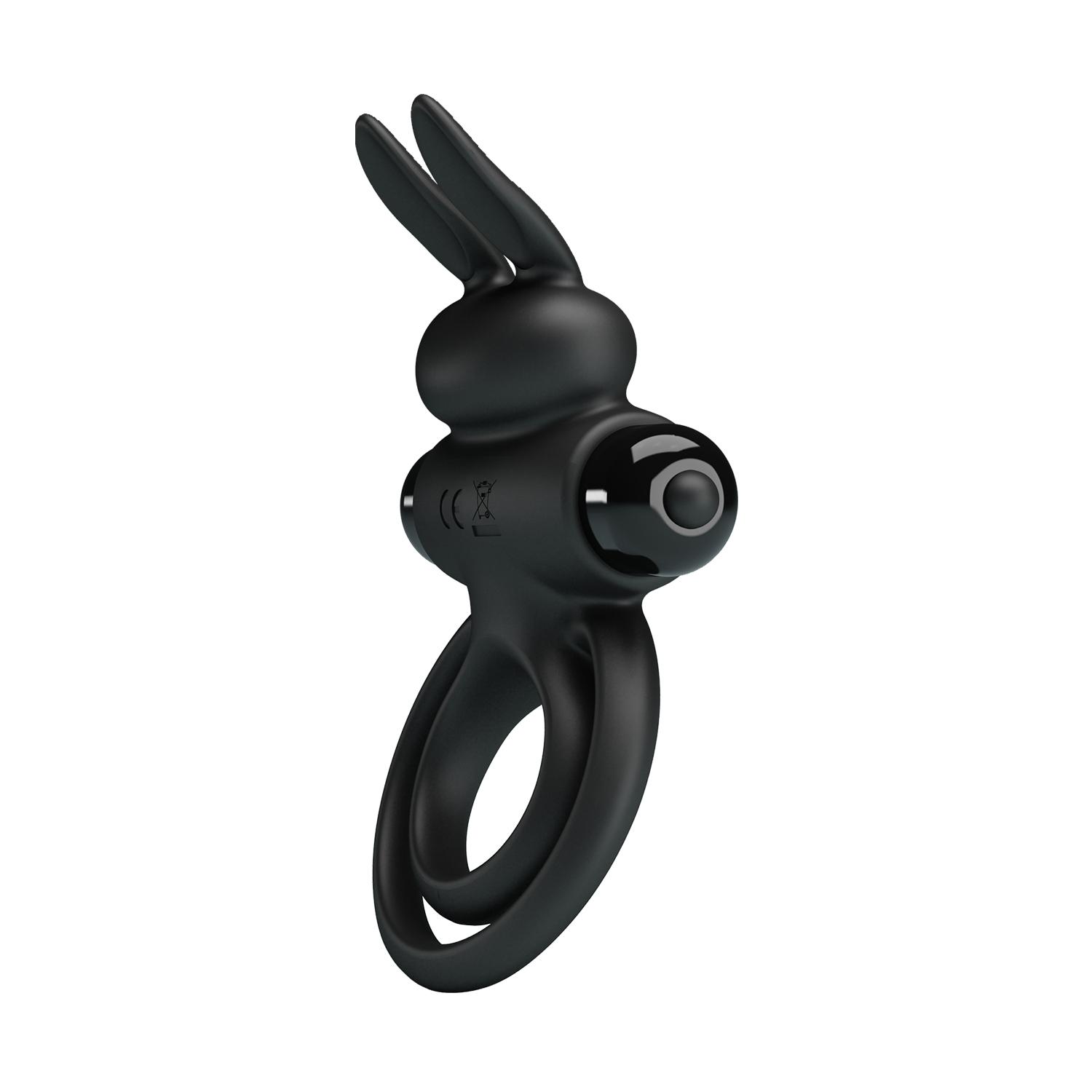 PRETTY LOVE - Vibrant Penis Ring, Black PRETTY LOVE - Vibrant Penis Ring, Black