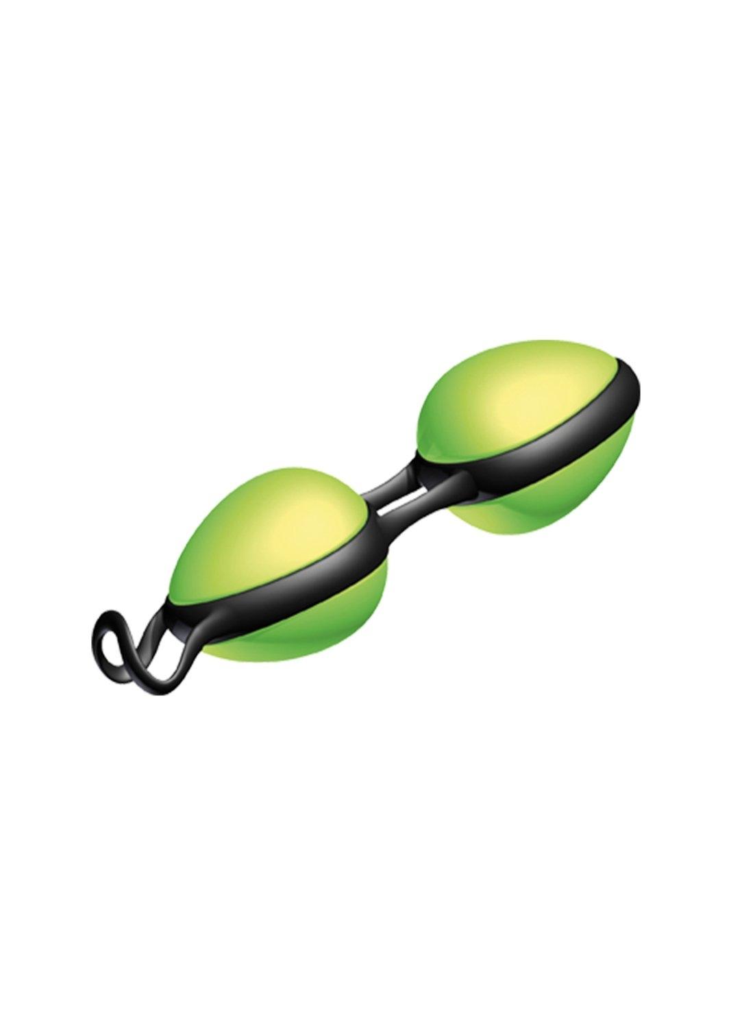 Joyballs Secret Love Balls, Green/Black, 11,4 cm