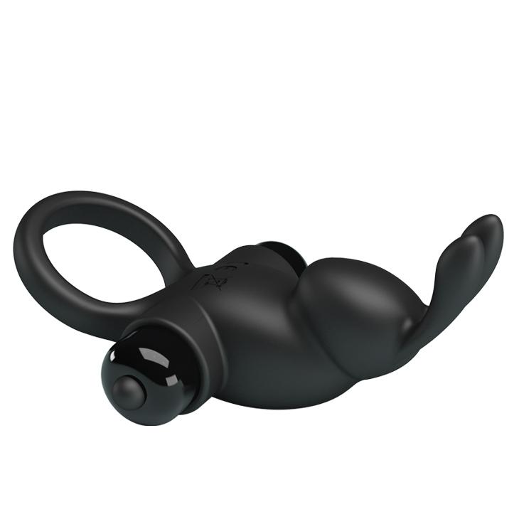 PRETTY LOVE - Vibrant Penis Ring, Black, 56 mm PRETTY LOVE - Vibrant Penis Ring, Black, 56 mm