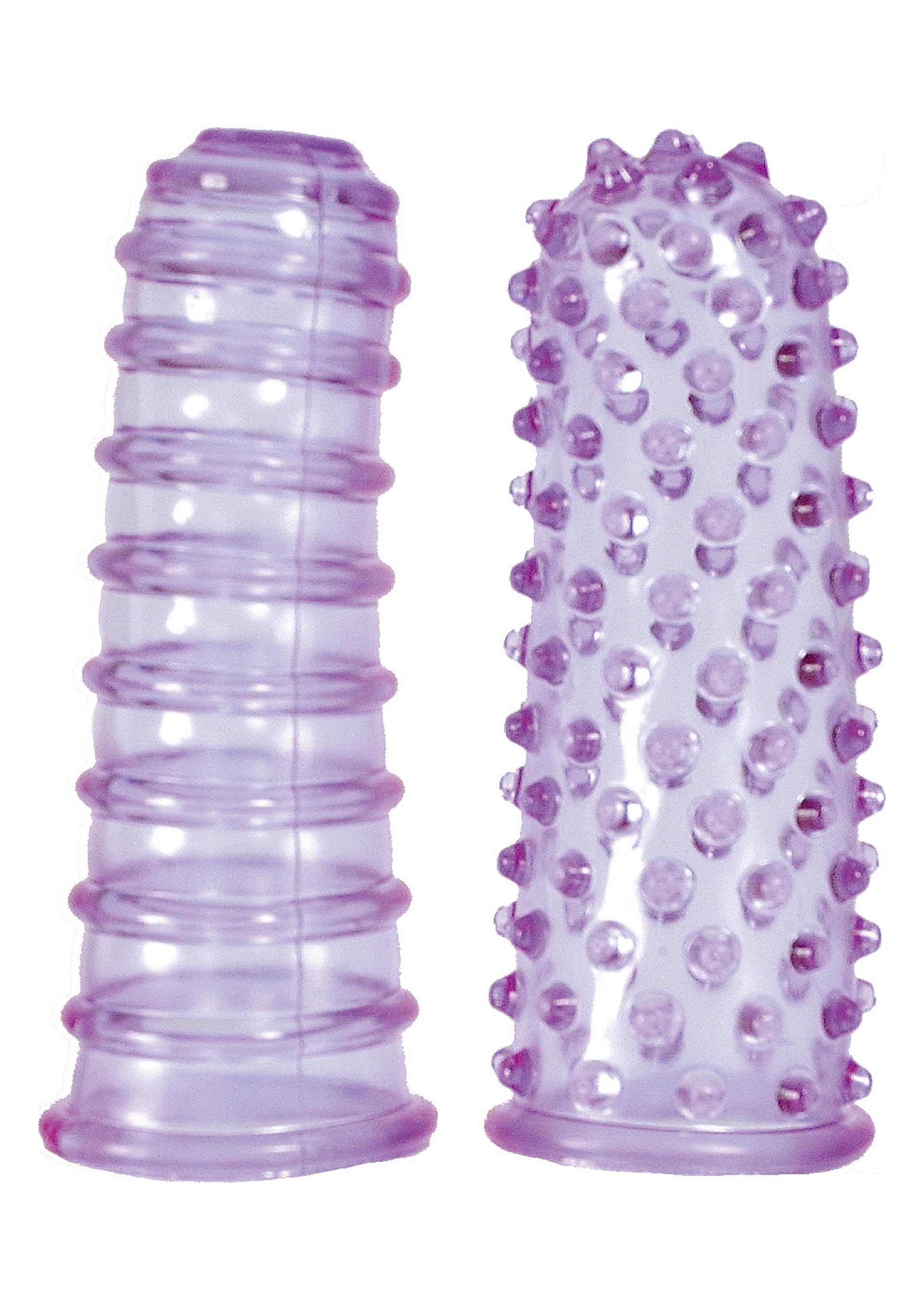 Clitofing Lustfingers, 2 pcs, Purple