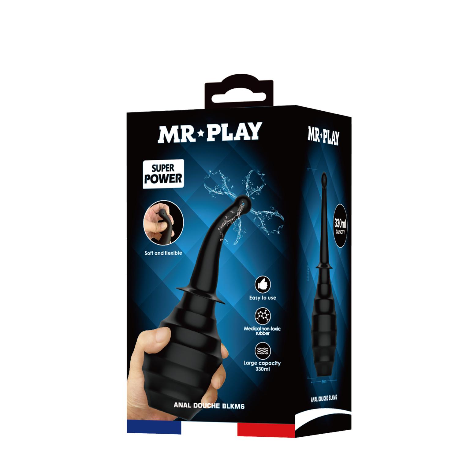 MR PLAY - Anal Douche, Anal Douche Enema Cleaner'the nozzle length: 108mm'capacity: 330ml, Color: blue&White 89-232 MR PLAY - Anal Douche, Anal Douche Enema Cleaner'the nozzle length: 108mm'capacity: 330ml, Color: blue&White 89-232