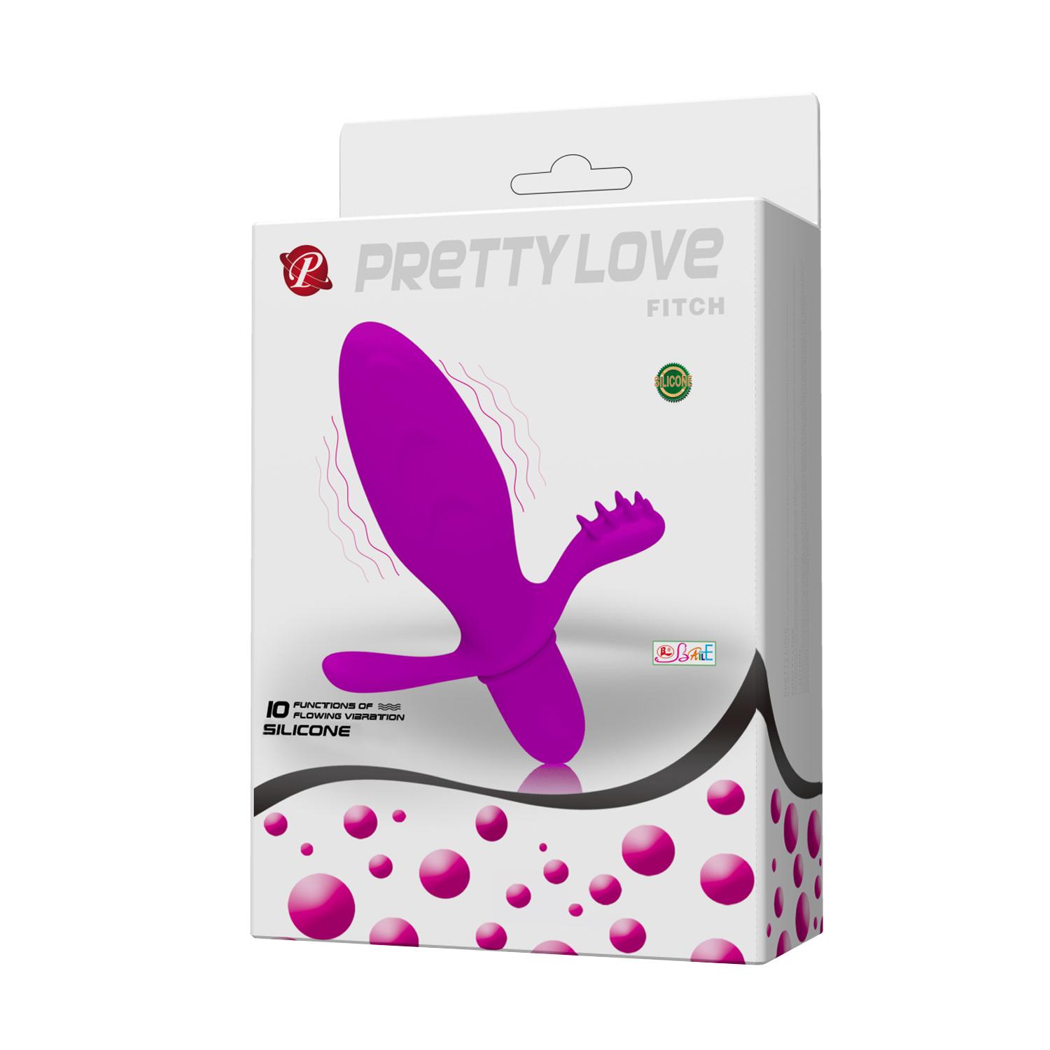 PRETTY LOVE - Fitch, Anal vibrator, 10 functions of vibration, 1 AAA batterie,waterproof ':33mm L:114mm PRETTY LOVE - Fitch, Anal vibrator, 10 functions of vibration, 1 AAA batterie,waterproof ':33mm L:114mm