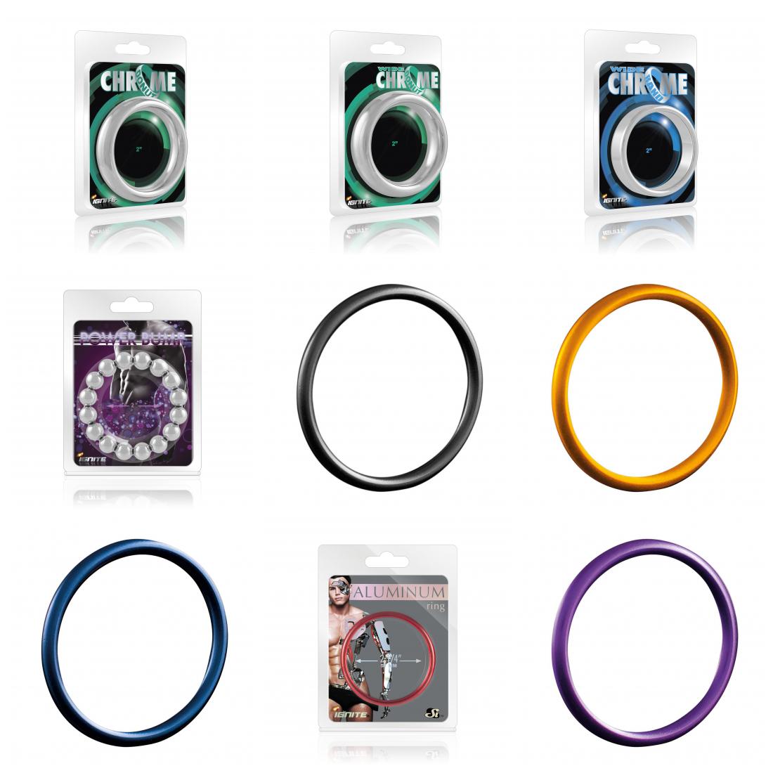 51mm Cockring-Pack SI IGNITE