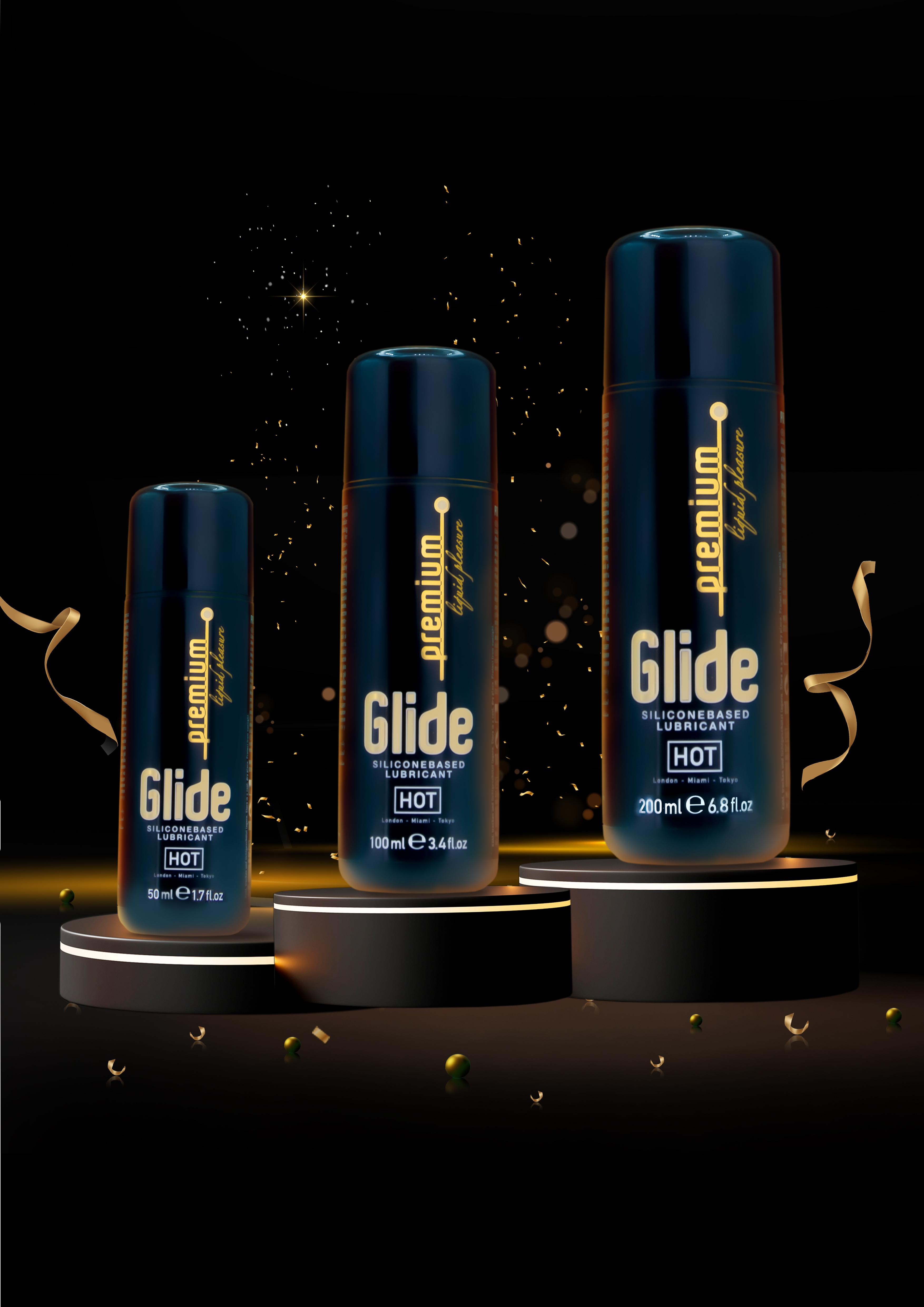 HOT premium Glide silicone lubricant, 100ml / 3,4fl.oz