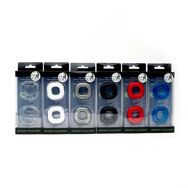Sport Fucker Boner Expansion 2-Pack Cockring, Black Sport Fucker Boner Expansion 2-Pack Cockring, Black