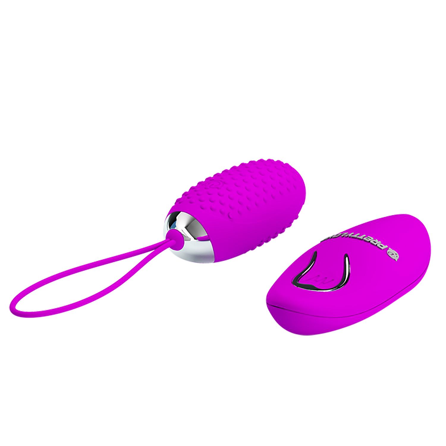 PRETTY LOVE - Joanna, Remote control, 12 functions of vibration, rechargeable stimulator with silicone cover, remote by 1 AAA battery operated L:71mm ':35mm PRETTY LOVE - Joanna, Remote control, 12 functions of vibration, rechargeable stimulator with silicone cover, remote by 1 AAA battery operated L:71mm ':35mm