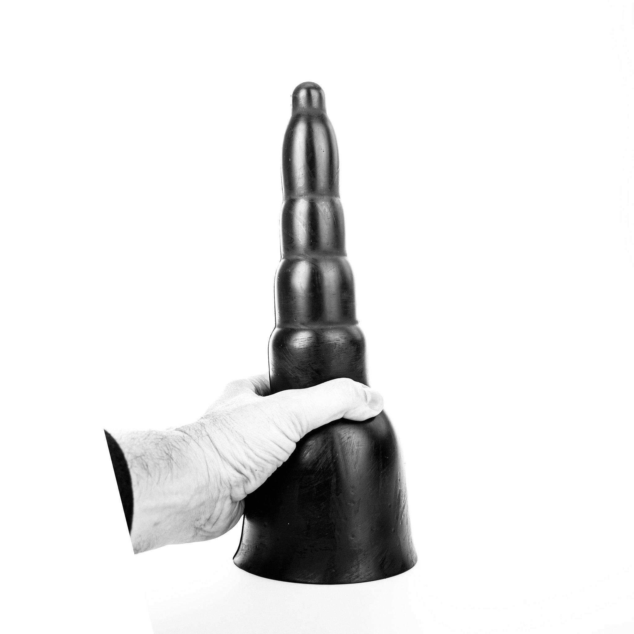 All Black Butt Plug Stock, 32,5 cm