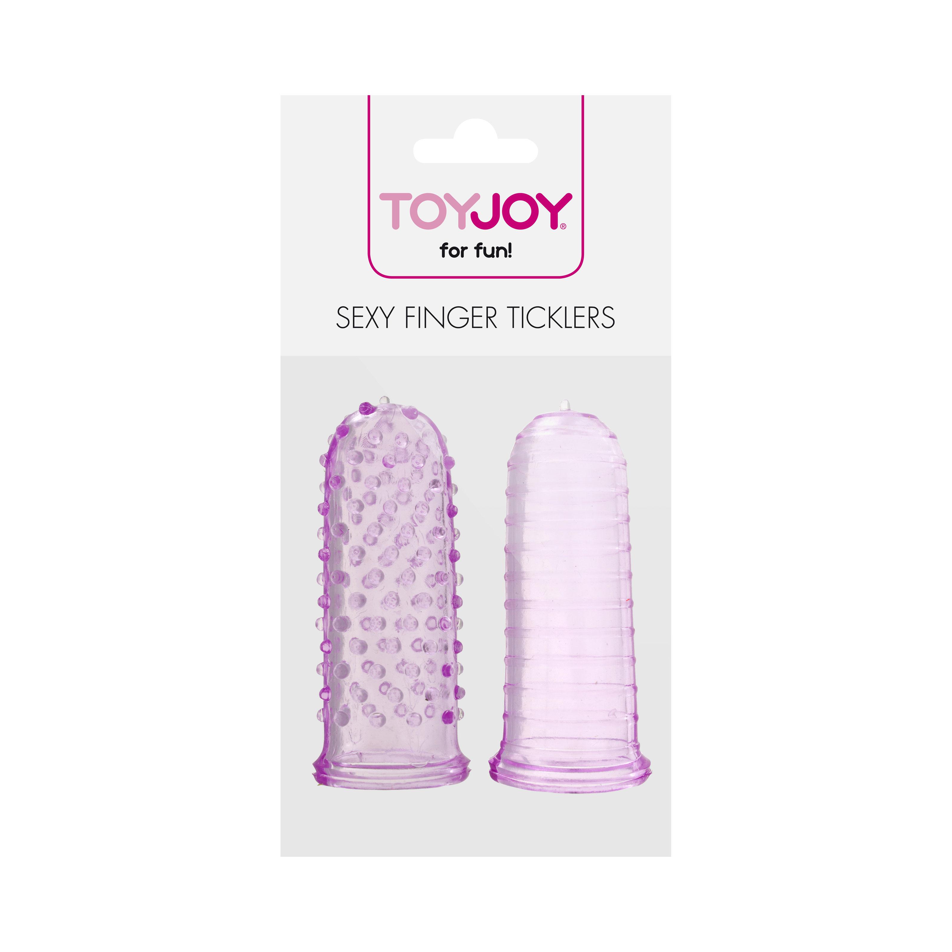 TOYJOY Basics Sexy Finger Ticklers, Purple, 7 cm