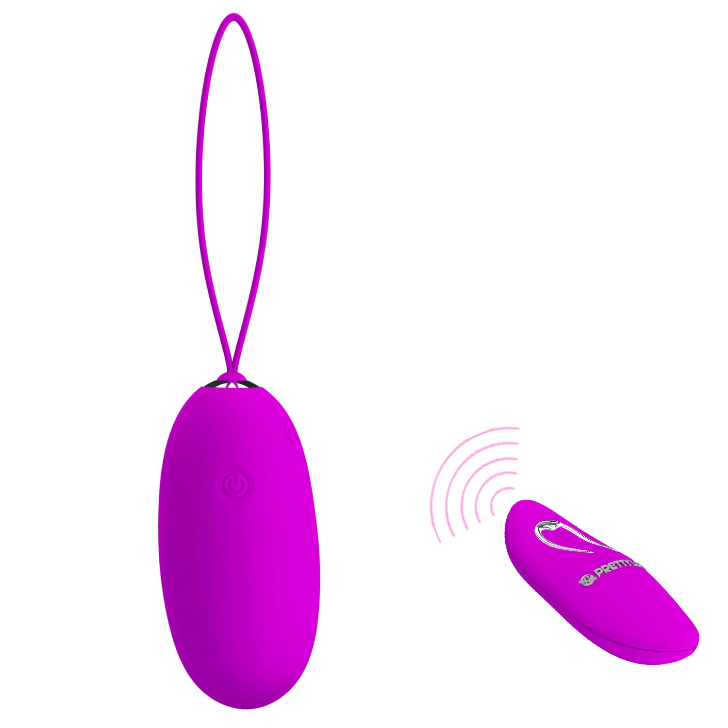 PRETTY LOVE - Joyce, Remote control, 12 functions of vibration, rechargeable stimulator with silicone cover, remote by 1 AAA battery operated L:78mm ':37mm PRETTY LOVE - Joyce, Remote control, 12 functions of vibration, rechargeable stimulator with silicone cover, remote by 1 AAA battery operated L:78mm ':37mm