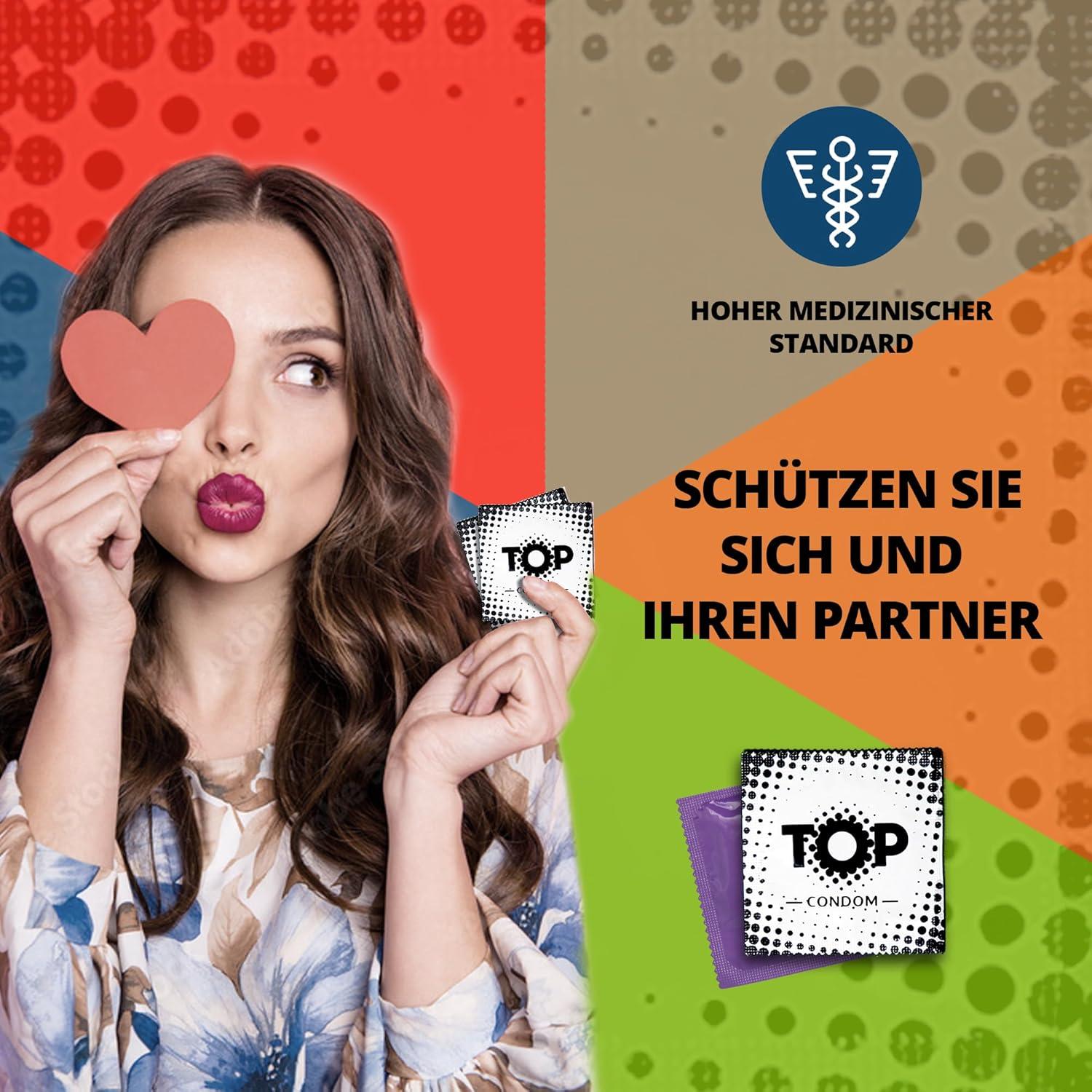 TOP Condoms Lovers Mix: Made to Match, Packs of 12