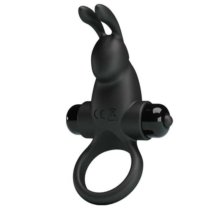 PRETTY LOVE - Vibrant Penis Ring, Black, 56 mm PRETTY LOVE - Vibrant Penis Ring, Black, 56 mm