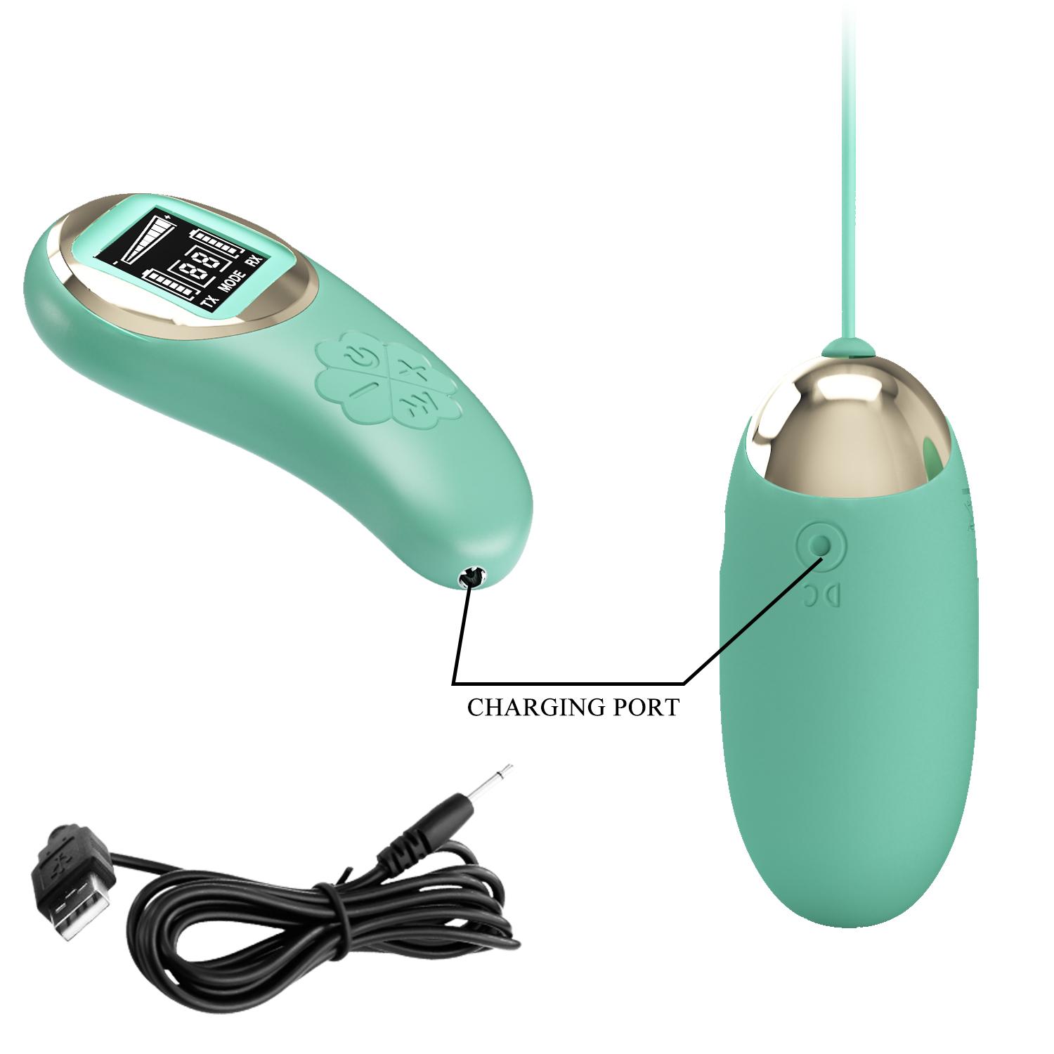 PRETTY LOVE - Stavros the Great Mina - Egg Vibrator - Green PRETTY LOVE - Stavros the Great Mina - Egg Vibrator - Green