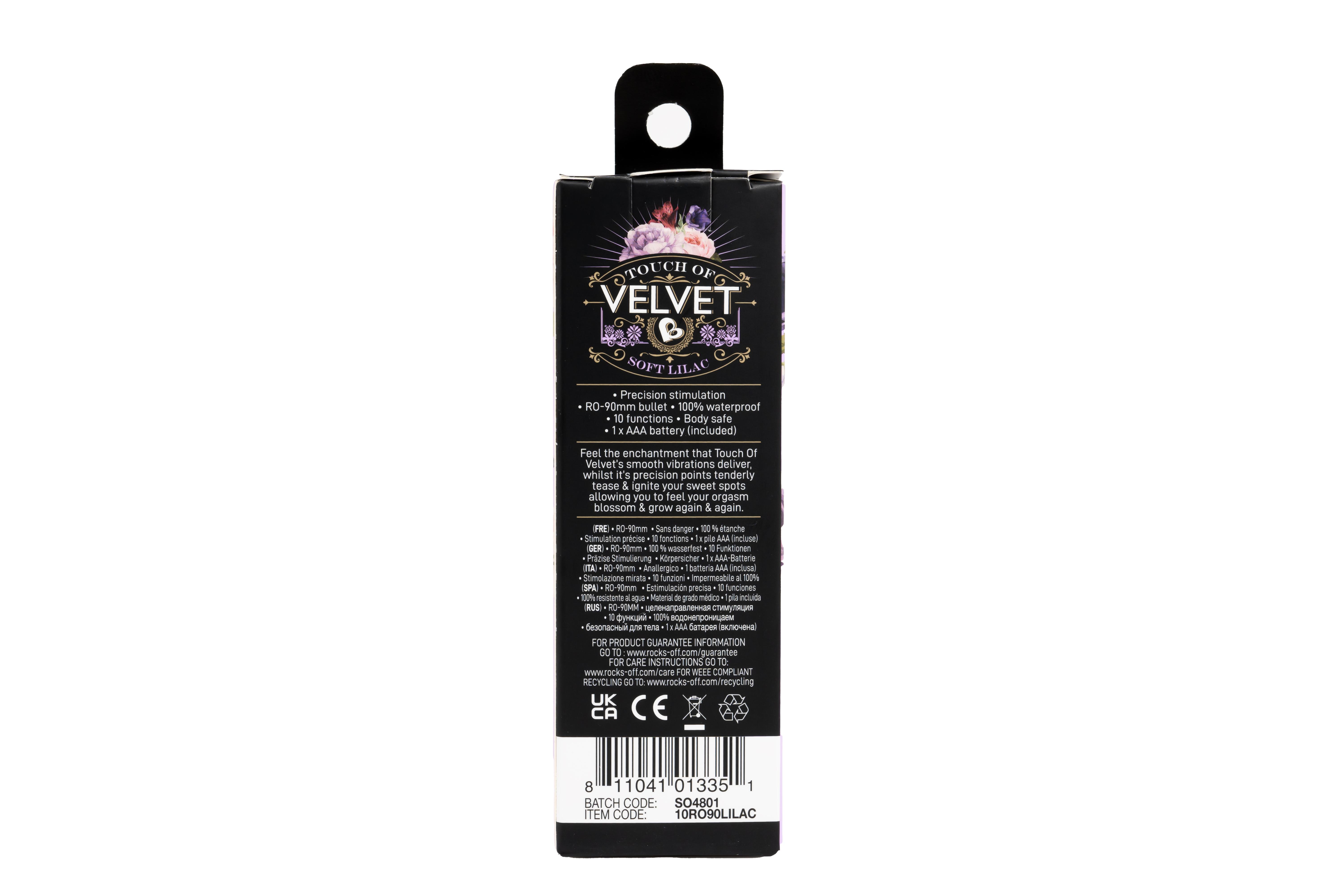 Touch of Velvet Soft Lilac Vibrator