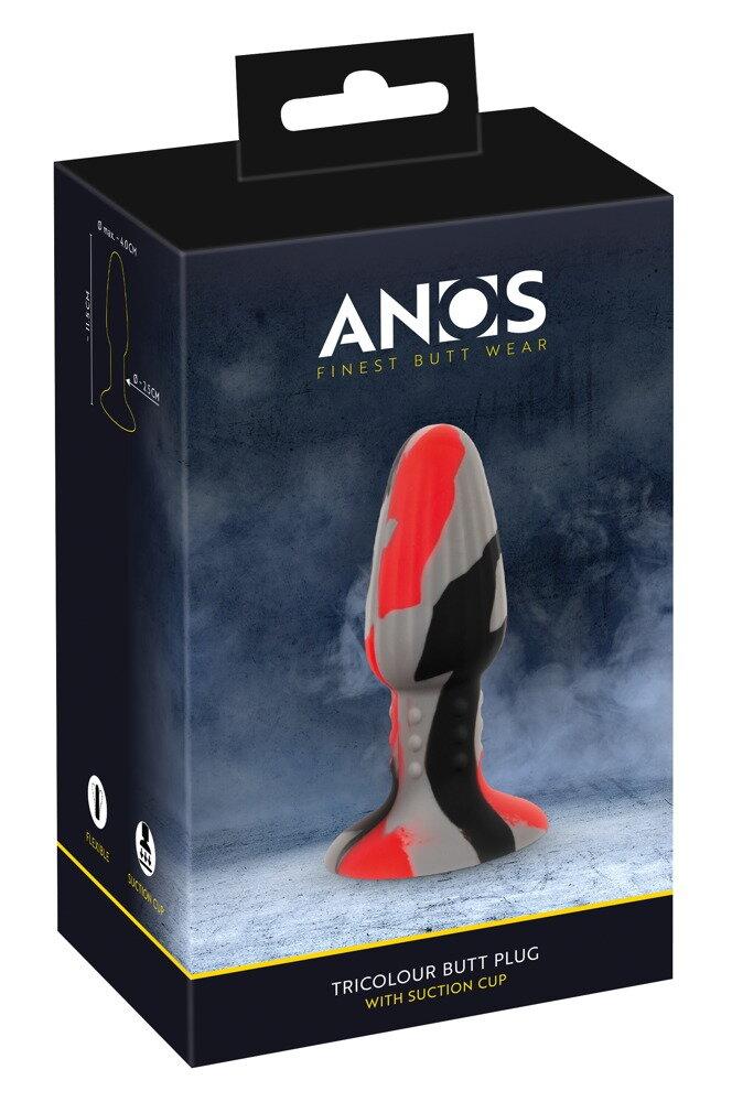 ANOS Tricolour Butt Plug