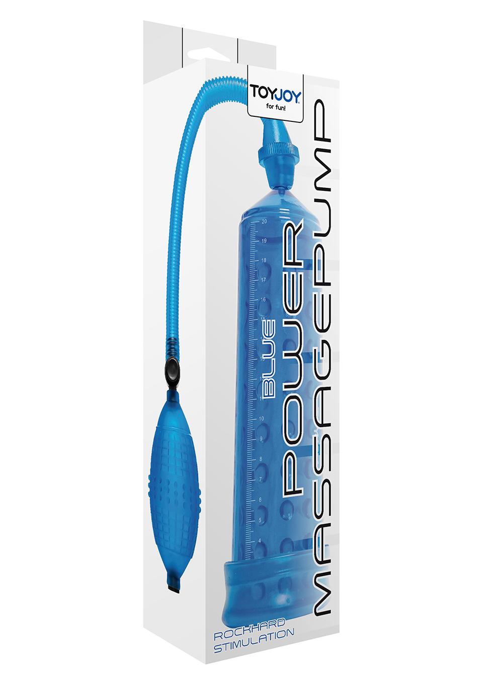 Power Massage Pump w. Sleeve Blue