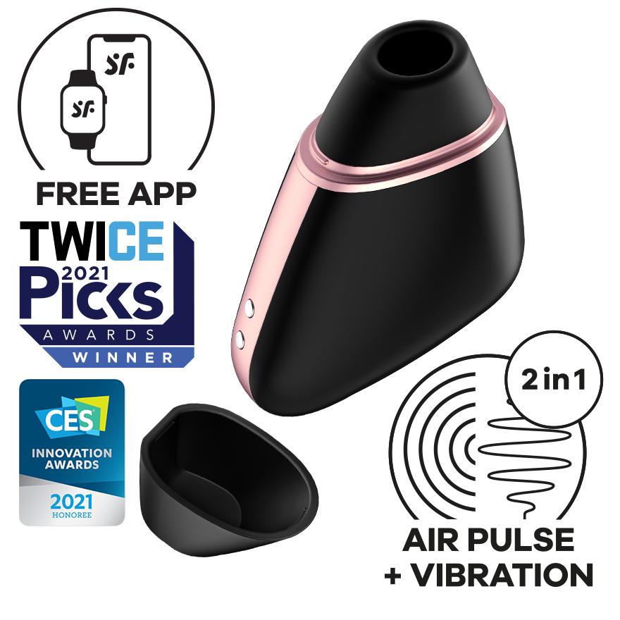 Satisfyer Love Triangle Connect App Black