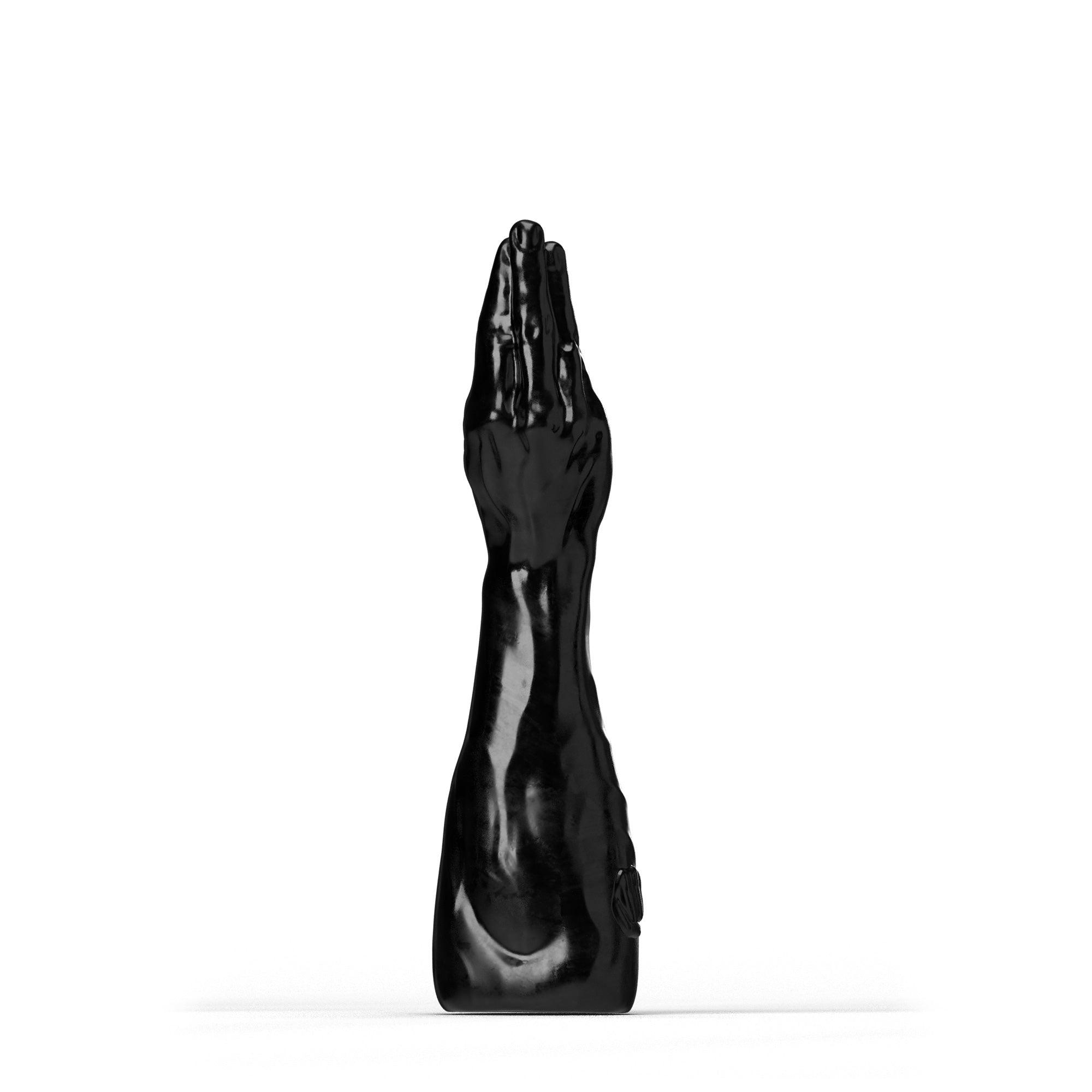 All Black Steroid Backstroke Dildo, 40 cm