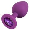 You2Toys Colorful Joy Jewel Purple Plug Medium, 8 cm, Purple