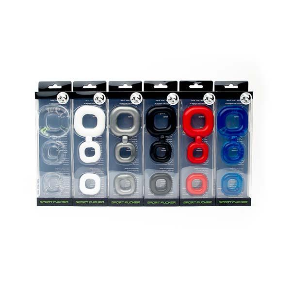 Sport Fucker Boner Kit Cockring, Clear Sport Fucker Boner Kit Cockring, Clear