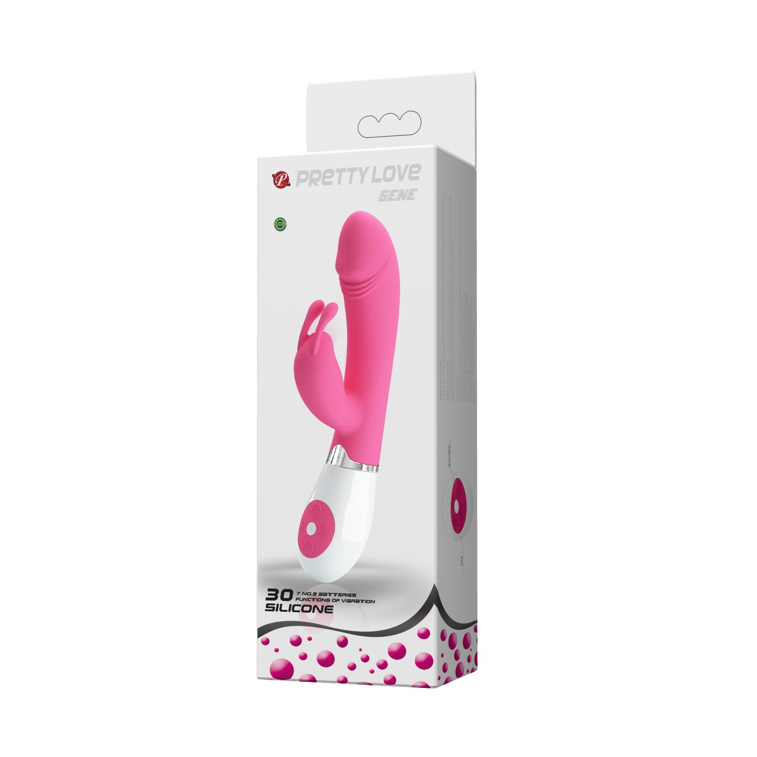 PRETTY LOVE - Gene, 30 functions of vibration, silicone, 2AAA batteries ':34mm L:205mm PRETTY LOVE - Gene, 30 functions of vibration, silicone, 2AAA batteries ':34mm L:205mm