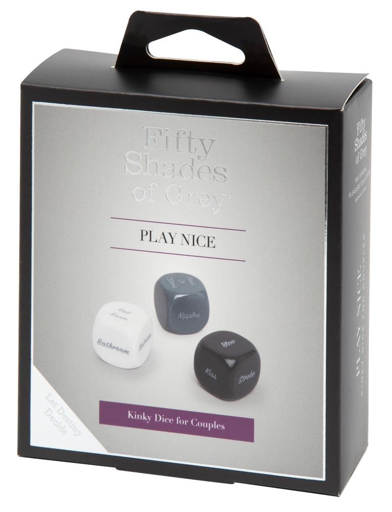 Fifty Shades of Gray Play Nice - Kinky Dice for Couples