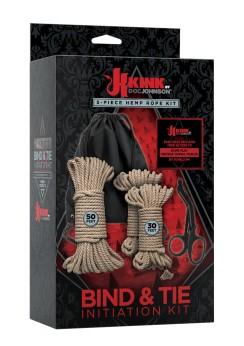 Doc Johnson Kink Bind & Tie Kit 5 pcs Hemp Rope