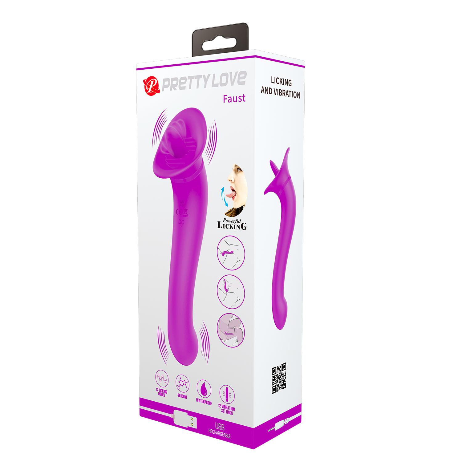 PRETTY LOVE - Faust, 12 vibrations settings,
12 licking settings,
Silicone, Waterproof,
USB rechargeable. 32*219 PRETTY LOVE - Faust, 12 vibrations settings,
12 licking settings,
Silicone, Waterproof,
USB rechargeable. 32*219
