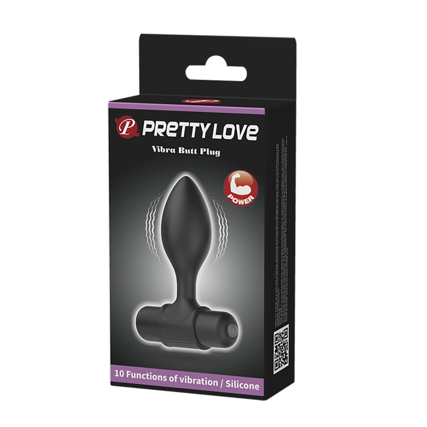 PRETTY LOVE - Vibe Butt Plug, Black PRETTY LOVE - Vibe Butt Plug, Black