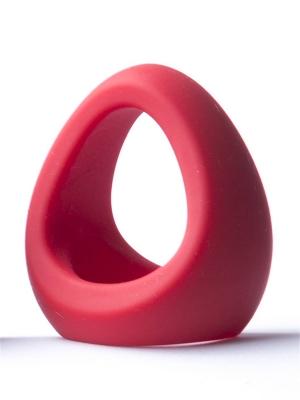 RudeRider Waterdrop Silicone Cockring, Red