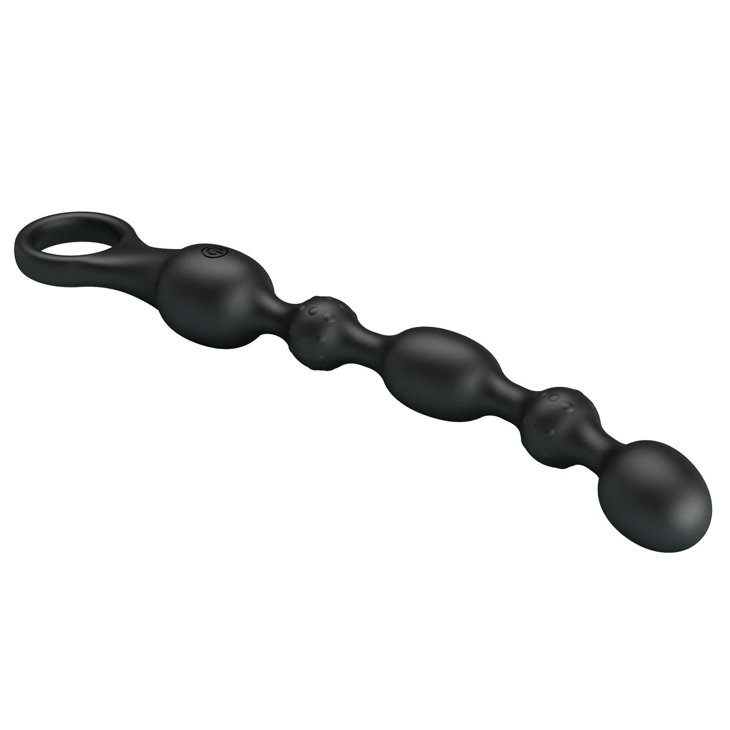 PRETTY LOVE - Van, Fully Silicone Anal Beads, 10 Functions of Vibration, USB rechargeable. 24-248