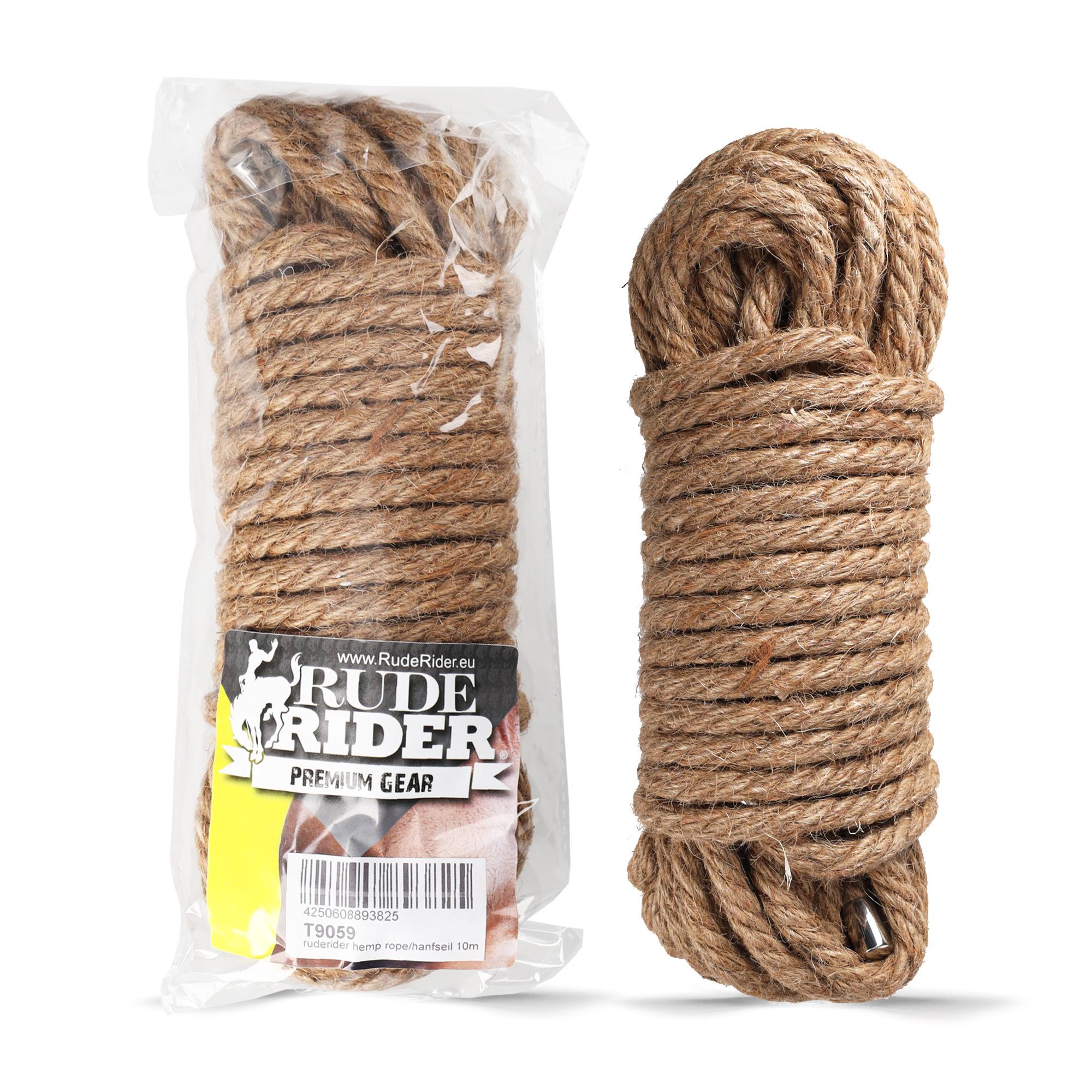 RudeRider Hemp Rope/Hanfseil 10m