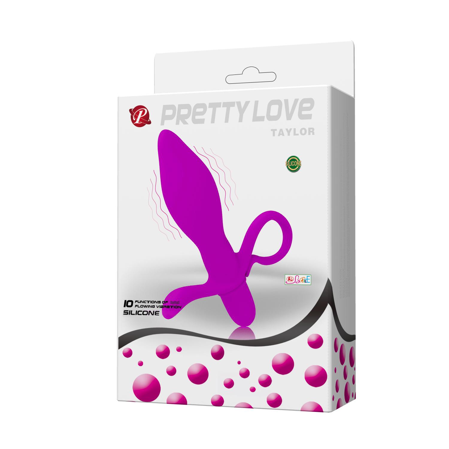 PRETTY LOVE - Taylor, 10 functions of vibration, 1 AAA batteries,waterproof,silicone ':35mm L:133mm PRETTY LOVE - Taylor, 10 functions of vibration, 1 AAA batteries,waterproof,silicone ':35mm L:133mm