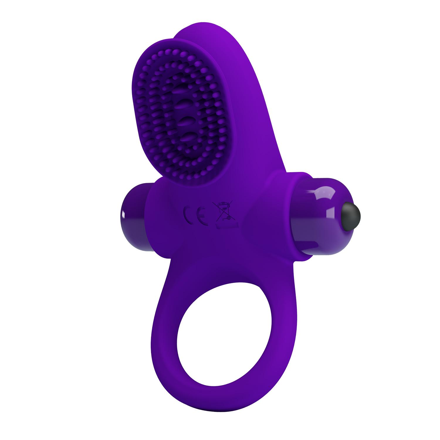 PRETTY LOVE - Vibrant Penis Ring, 56 mm, Purple PRETTY LOVE - Vibrant Penis Ring, 56 mm, Purple