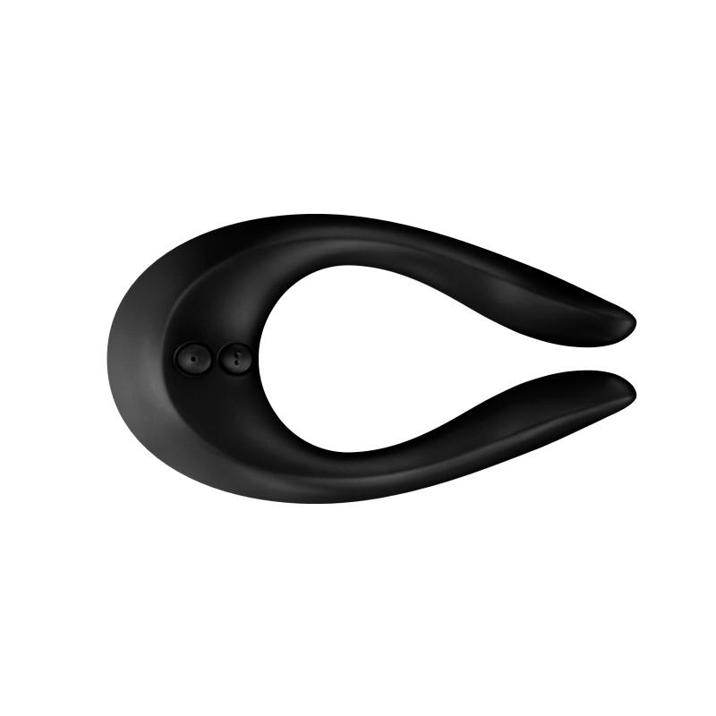 Satisfyer Partner Multifun 2 Vibrator, Black, 13,5 cm