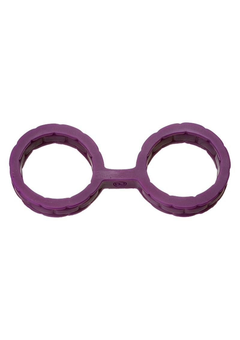 Doc Johnson Bondage Silicon Cuffs Small, purple