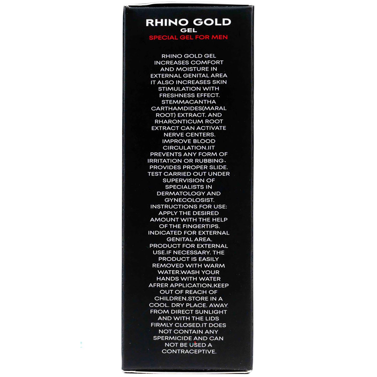 Rhino Gold - Special Gel for Men, 50 ml