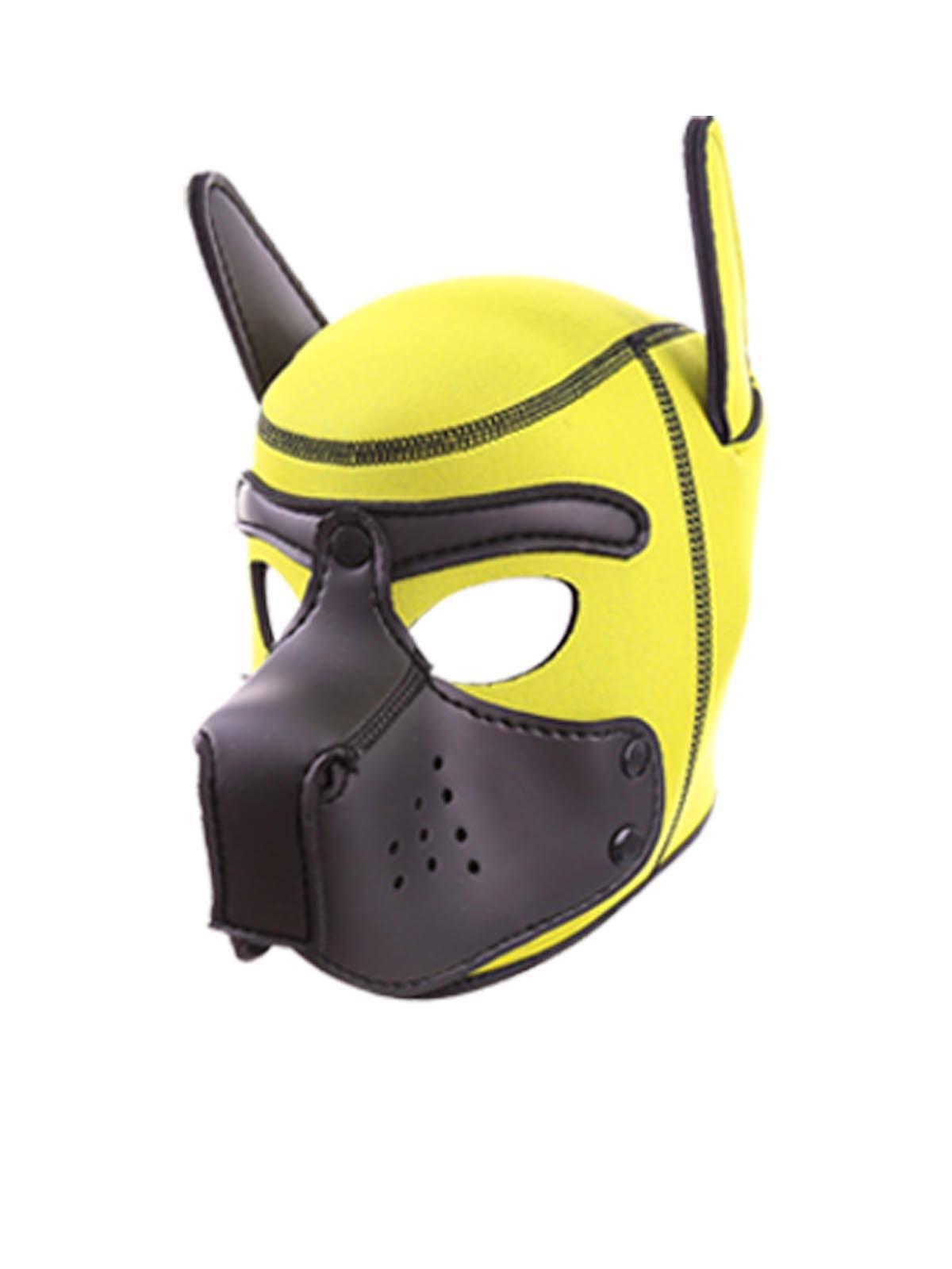 RudeRider Neoprene Puppy Hood Yellow/Black, L size