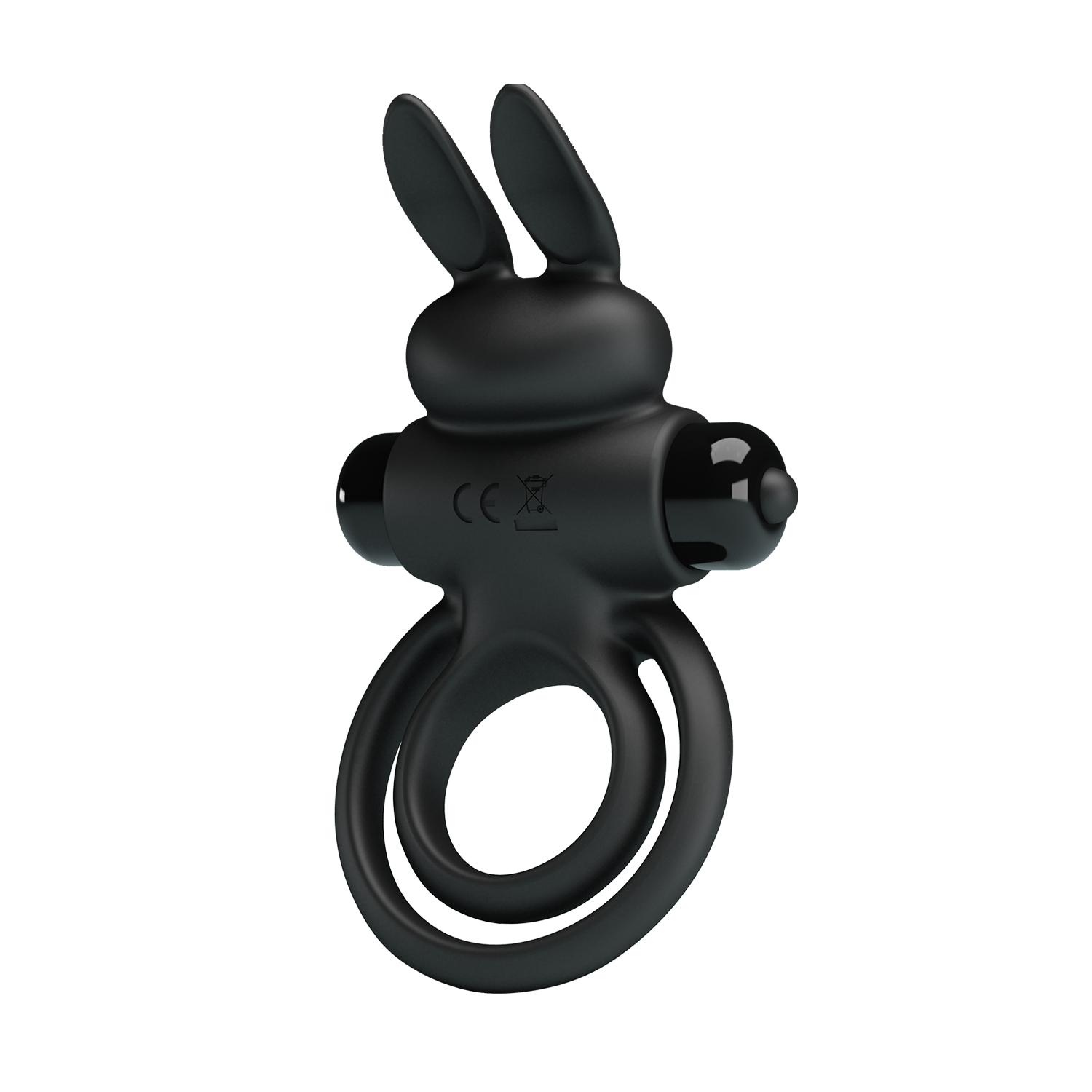 PRETTY LOVE - Vibrant Penis Ring, Black PRETTY LOVE - Vibrant Penis Ring, Black