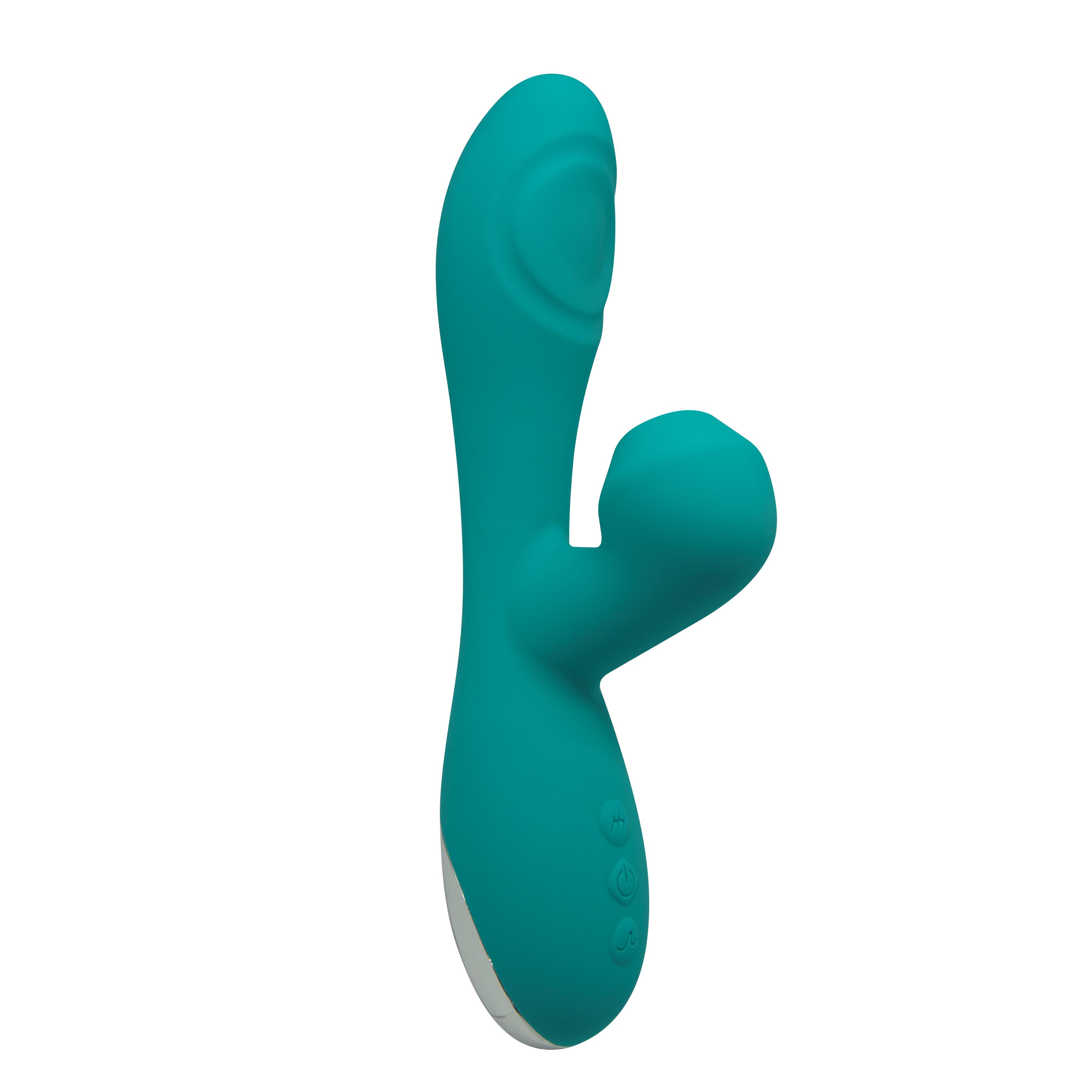 Alive Caribbean Shine Rabbit Vibrator, Teal