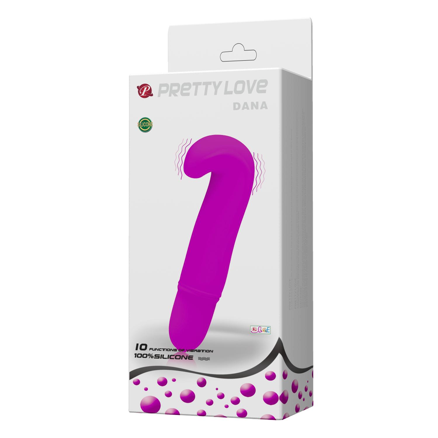 PRETTY LOVE - Dana, 10 Functions of vibration, 1 AAA battery, silicone,waterproof ':22mm L:106mm PRETTY LOVE - Dana, 10 Functions of vibration, 1 AAA battery, silicone,waterproof ':22mm L:106mm