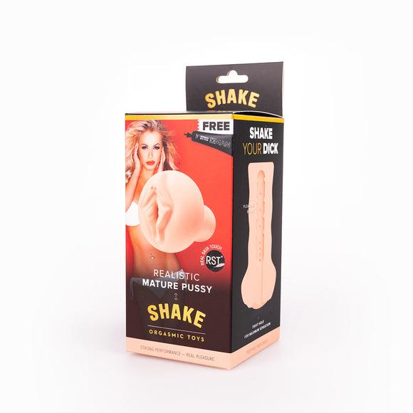 Shake Mature Pussy Masturbator, 16 cm, Flesh